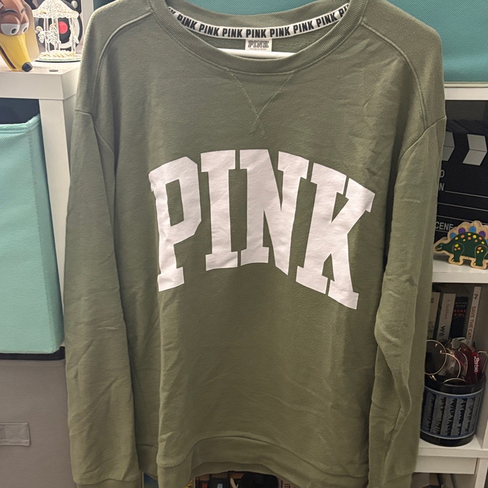 Victoria's Secret PINK Olive Sweatshirt